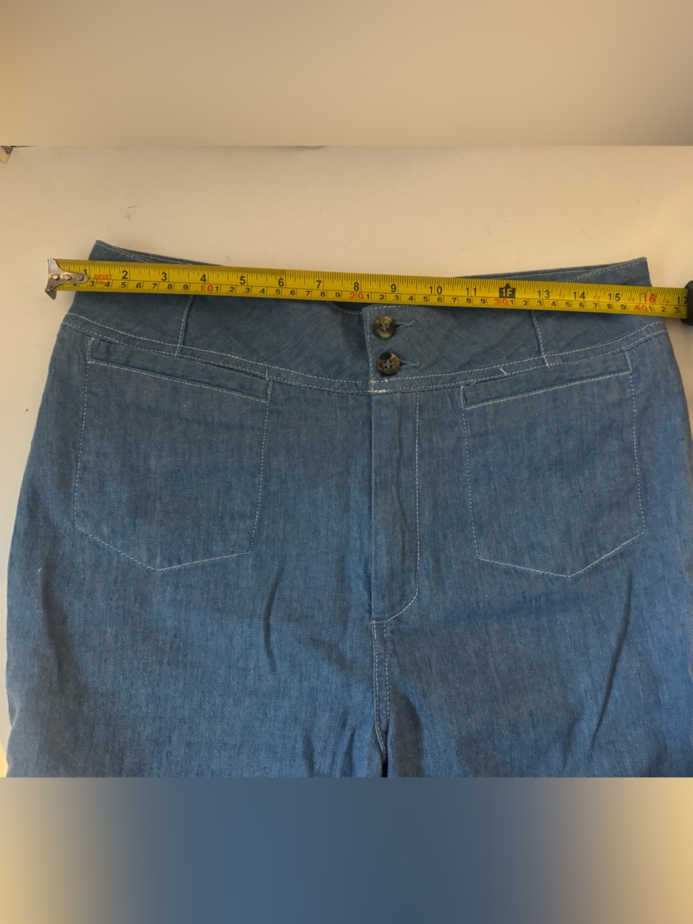 Pilcro High-Rise Wide-Leg Trouser Jeans Size 28 - Picture 13 of 16